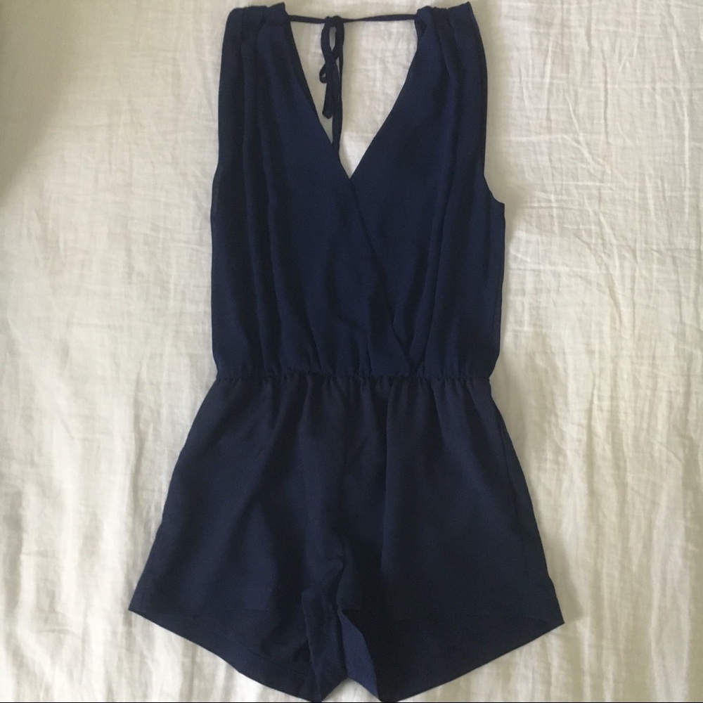 Naked zebra romper